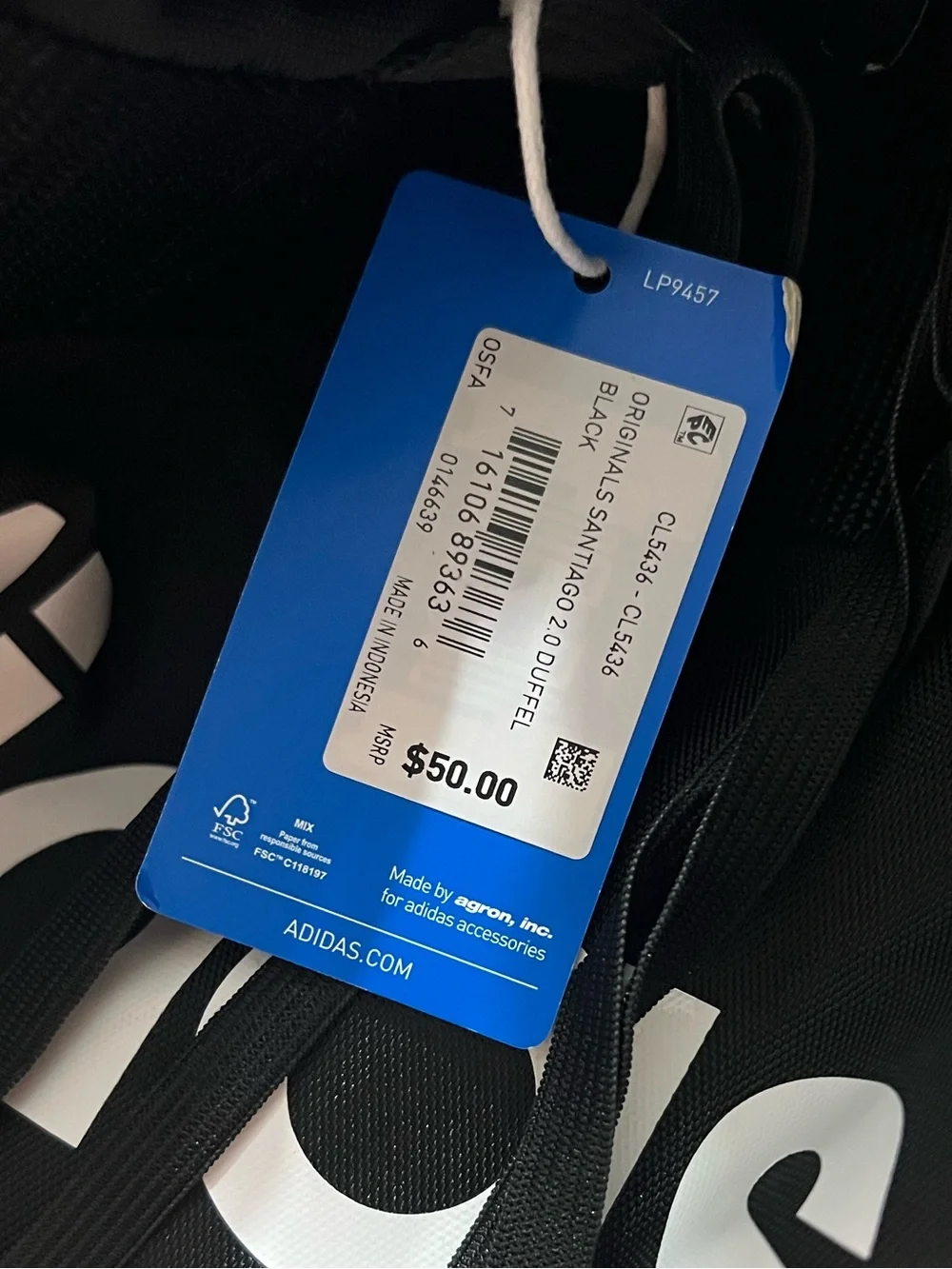 adidas original Santiago Duffel Bag 2.0